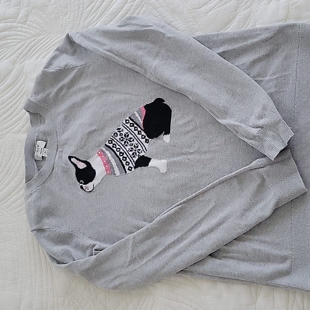 Cute J crew intarsia sweater
